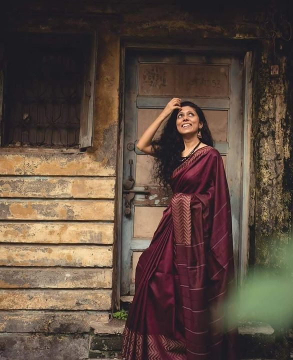 Silk staple saree  uploaded by Nilu creations  on 9/12/2021