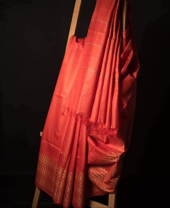 Silk staple saree  uploaded by business on 9/12/2021