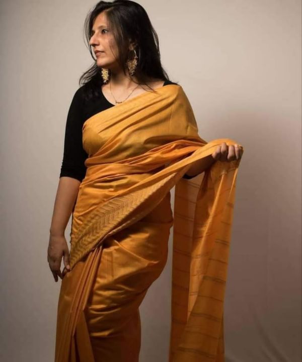 Silk staple saree  uploaded by business on 9/12/2021