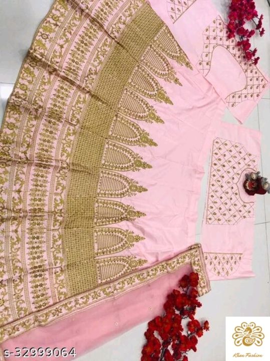 Post image Catalog Name:*Adrika Superior Women Lehenga*Topwear Fabric: Satin,SilkBottomwear Fabric: Satin,Net,Georgette,SilkDupatta Fabric: NetSet type: Choli And DupattaTop Print or Pattern Type: EmbroideredBottom Print or Pattern Type: EmbroideredDupatta Print or Pattern Type: EmbroideredSizes: Semi Stitched (Lehenga Waist Size: 44 in, Lehenga Length Size: 45 in, Duppatta Length Size: 2.2 in) 
Easy Returns Available In Case Of Any Issue*Proof of Safe Delivery! Click to know on Safety Standards of Delivery Partners- https://ltl.sh/y_nZrAV3
