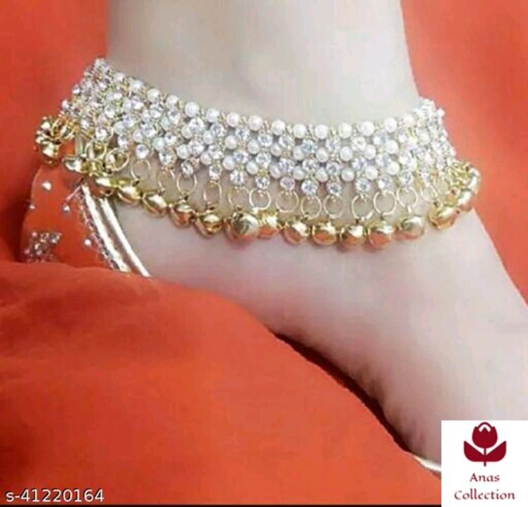 Shimmering Bejeweled Women Anklets & Toe Rings uploaded by Anas collection on 9/12/2021