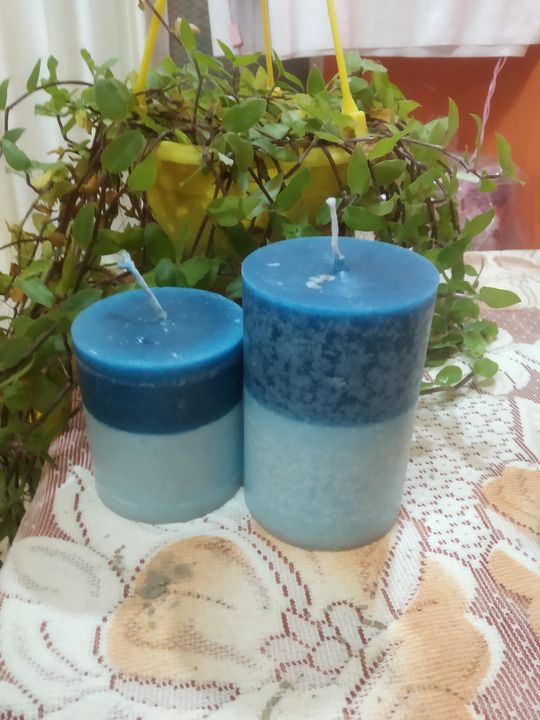 Scented piller candle uploaded by business on 9/12/2021