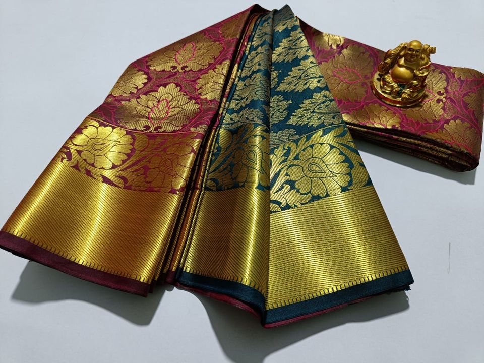 Kanchipuram silk saree uploaded by business on 9/13/2021