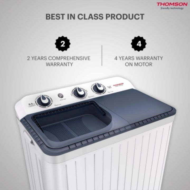 Thomson 6.5 kg 5 Star Rating, Smart Pro Wash Technology Semi Automatic Top Load White, Grey uploaded by Bhuvnesh RaghAV on 9/13/2021