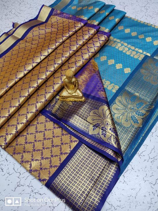Post image 🧬*EXCLUSIVE SOFT SILK COLLCTION* 🧬
🧬*Fancy art silk collection*
🧬*Semisilk material *
🧬*Extreme jari work elegant design putta*
🧬*Uniform set sarees *
🧬*complete saree emposed pattern* 
🧬*saree with contrast blouse*
🧬*Light weight &amp; suitable for all function *
🧬*Rich jari design contrast pallu*
🧬*Price for Reseller's *Rs1050**spt01s