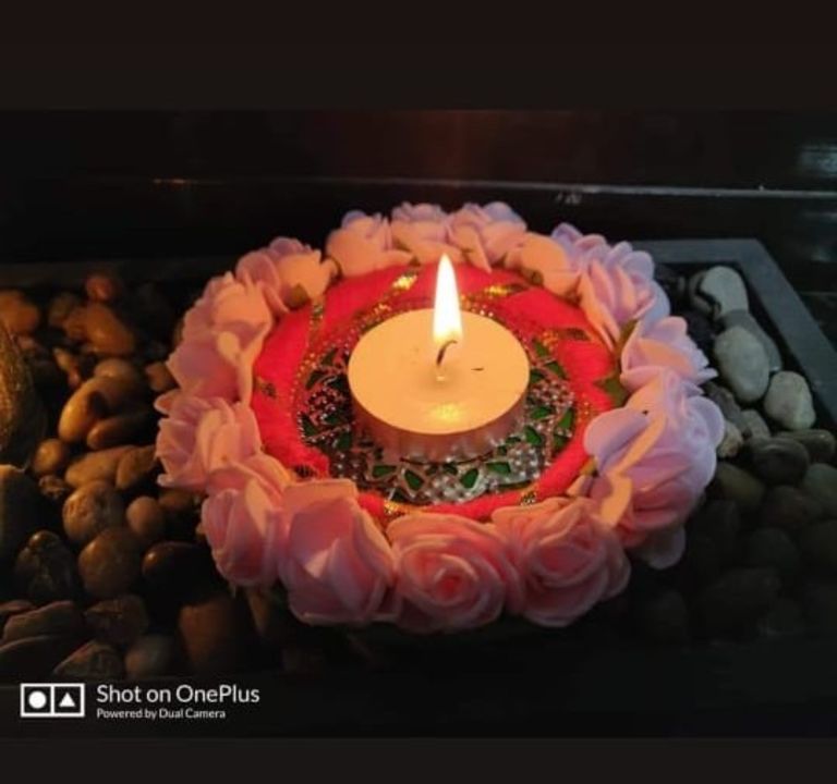 Flower candle uploaded by Ridhi Crafting Hand on 9/13/2021