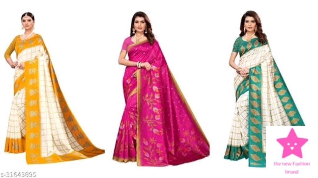 Post image price 750/- only 

Catalog Name:*Kushboo Mysore Silk Sarees Combo Vol 2*
Saree Fabric: Mysore Silk / Cotton
Blouse: Running Blouse
Blouse Fabric: Cotton
Pattern: Printed
Blouse Pattern: Product Dependent
Multipack: Pack of 3
Sizes: 
Free Size
Dispatch: 1 Day
Easy Returns Available In Case Of Any Issue
*Proof of Safe Delivery! Click to know on Safety Standards of Delivery