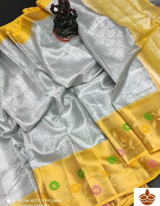 Aakarsha Petite Tissue sarees uploaded by business on 9/13/2021
