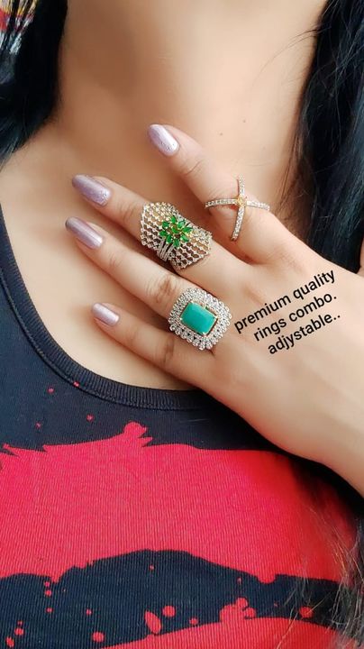 💘💘💘💘🥳💕
Beautiful combo
Of rings.
Premium quality..

💕💕💕💕💕💕💕💕 uploaded by business on 9/13/2021