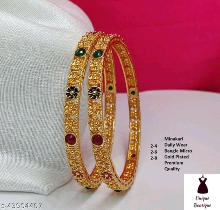 Delight daily wear bangles uploaded by business on 9/13/2021