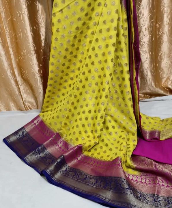 Banarasi Georgette silk saree
 uploaded by business on 9/13/2021