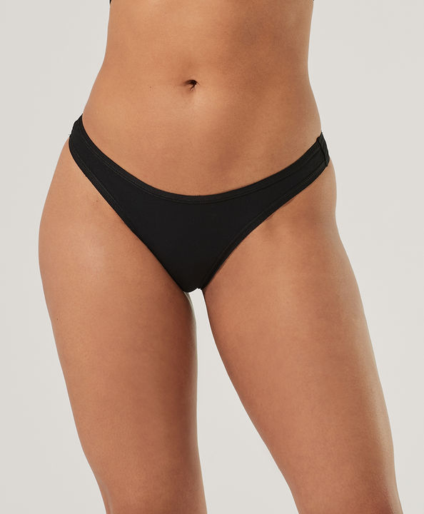 3 pack organic cotton black thong panties uploaded by business on 9/13/2021