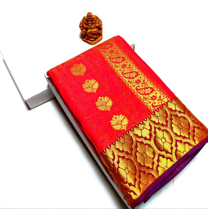 Kanchivaram semi silk sarees uploaded by Tanishka Kreations on 9/13/2021