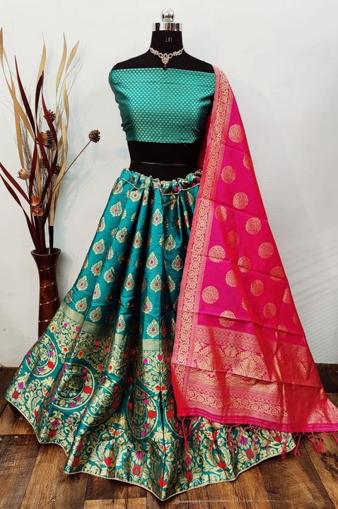 EXCLUSIVE NEW DESIGNER LEHENGA CHOLI COLLECTION uploaded by business on 9/13/2021