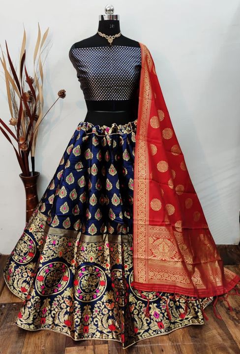 EXCLUSIVE NEW DESIGNER LEHENGA CHOLI COLLECTION uploaded by business on 9/13/2021