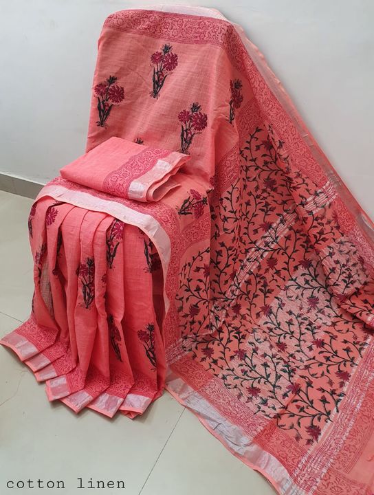 Post image Linen cotton sarees