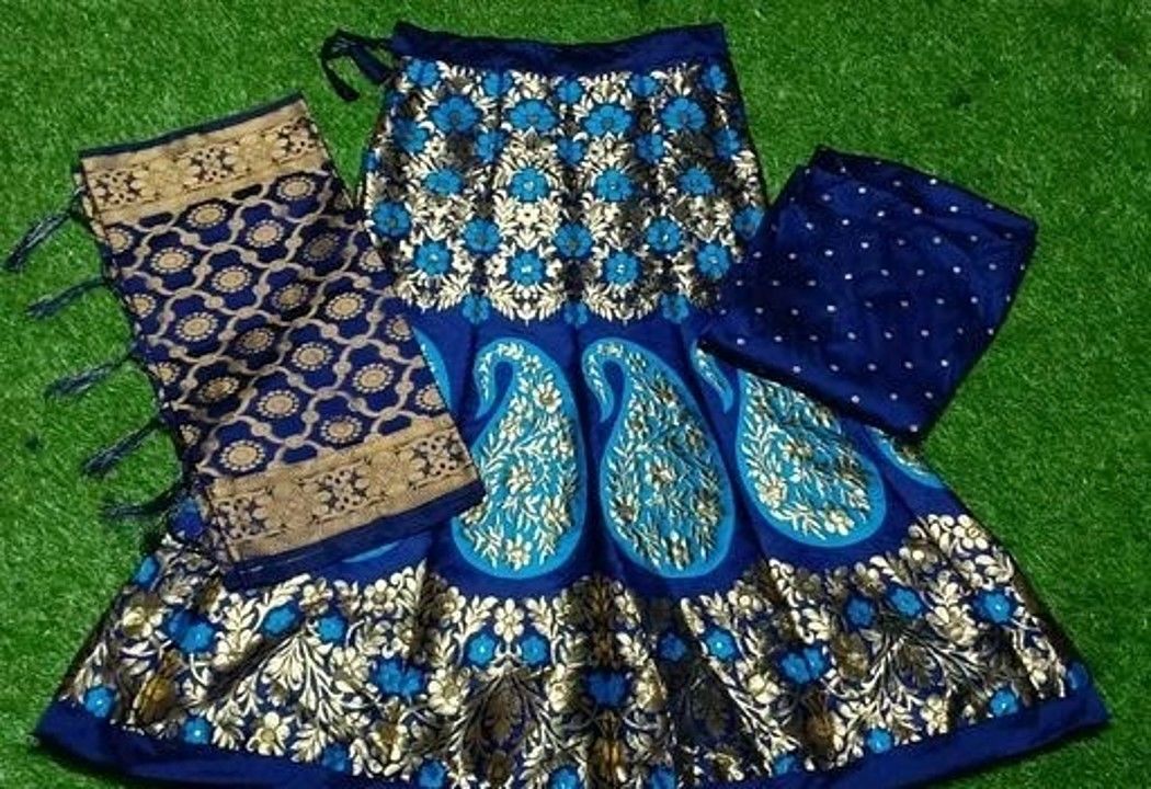 Fabulous Women's Lehenga
Fabric: Lehenga - Jacquard, Blouse - Silk, Dupatta - Banarasi Silk uploaded by business on 9/9/2020