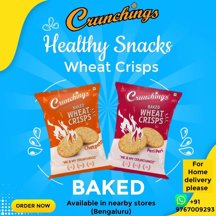 Crunchings wheat Crisps uploaded by VeataminH Pvt Ltd on 9/14/2021