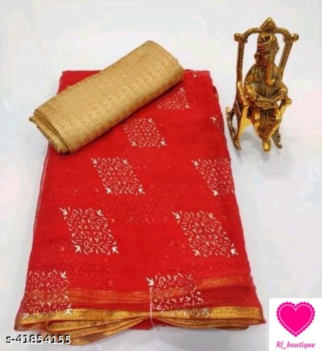 Chiffon sarees  uploaded by business on 9/14/2021