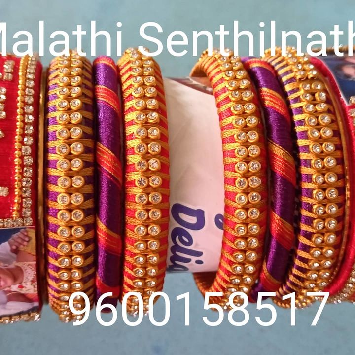 Post image Bridal bangles with photo nd names... 
Whatsapp 9600158517 for orders..
Colours and bangle sizes can be customised as per your choice.
