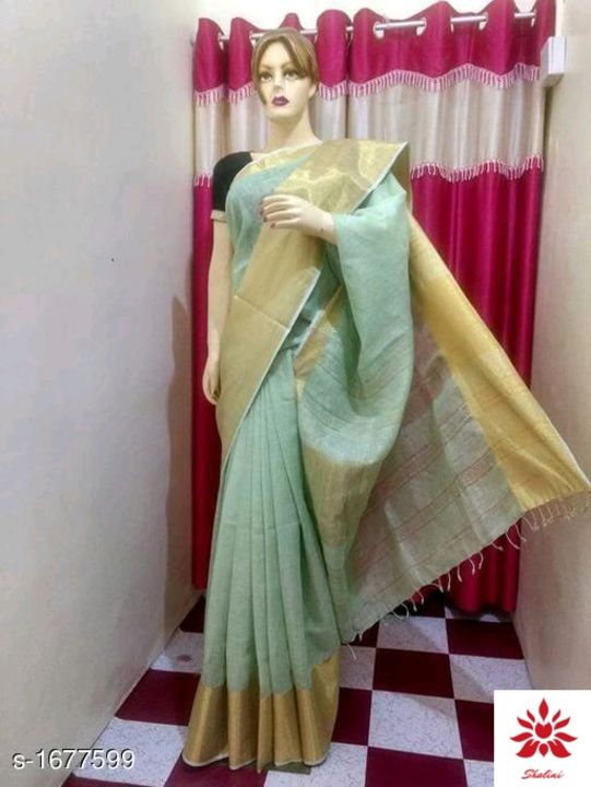 Handloom Linen👌 uploaded by Shalini s Collection on 9/14/2021