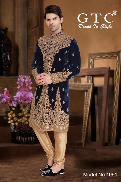 Elegant GTC- Exclusive Wedding Sherwani  uploaded by AMBE COLLECTIONS  on 9/14/2021