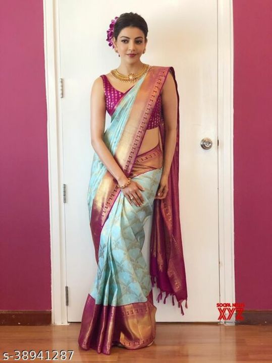 Beautiful Designer Kanjeevaram silk Saree with Blouse piece for Women
Saree Fabric: Kanjeevaram Silk uploaded by business on 9/14/2021