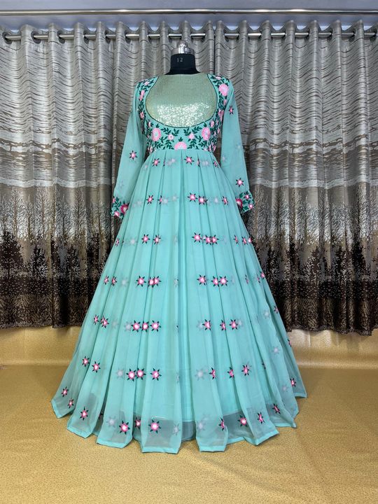 💠💠💠💠💠
*PRESENTING NEW PARTY WERE HEAVY BEAUTIFUL EMBROIDERY AND SEQUENCE WORK GOWN*♦️♦️

💠 *FA uploaded by Sanaya Ansari on 9/14/2021