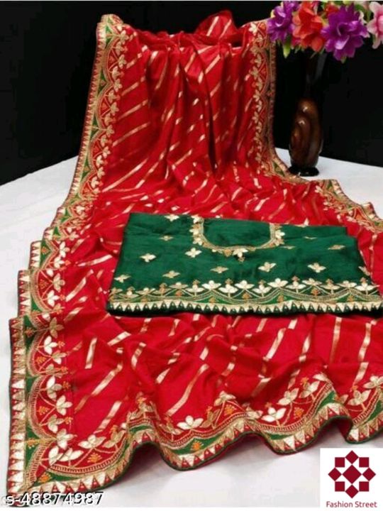 Post image Gota patti work sari price 700