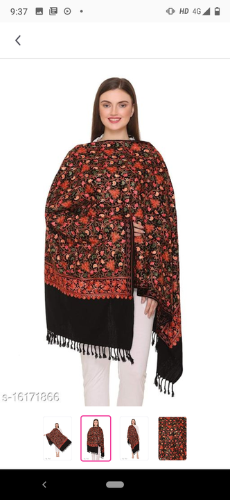 kashmiri embroidery stola uploaded by Modest women closet on 9/14/2021