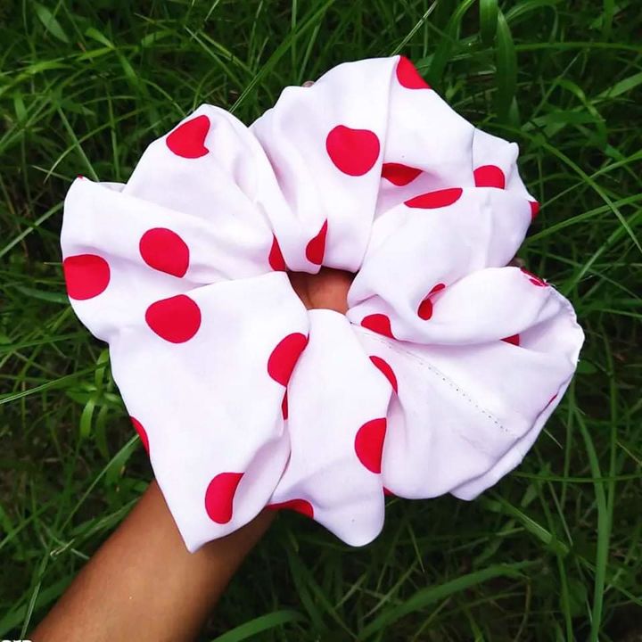 Printed scrunchies uploaded by S&R styles on 9/14/2021