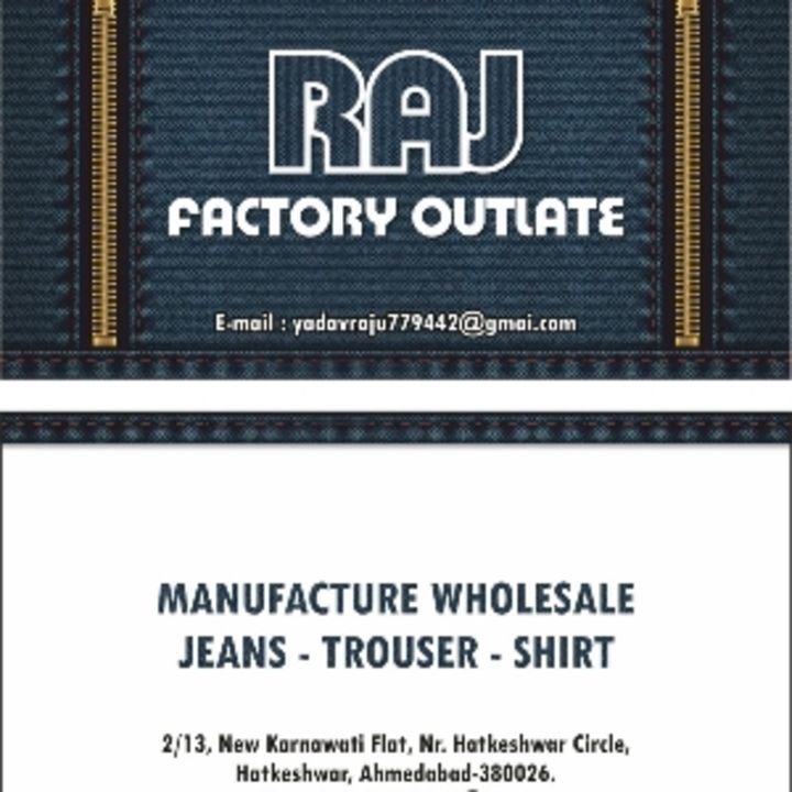 Post image Raj factory outlet has updated their profile picture.