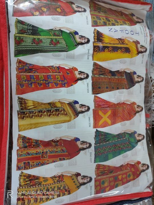 Print Sarees  uploaded by Maha laxmi vastra Bhandar on 9/15/2021