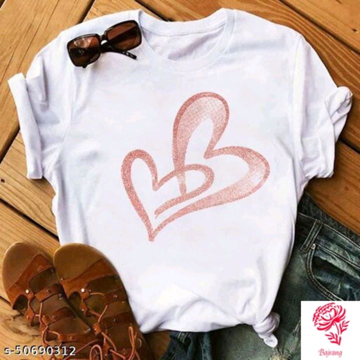 Trendy Partywear Women T-shirts uploaded by business on 9/15/2021