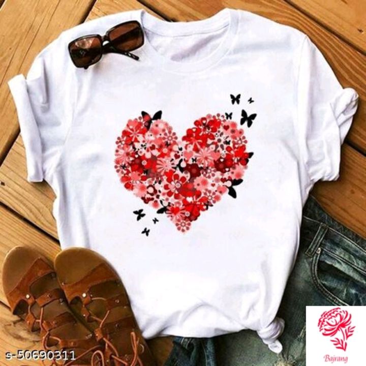 Trendy Partywear Women T-shirts uploaded by business on 9/15/2021
