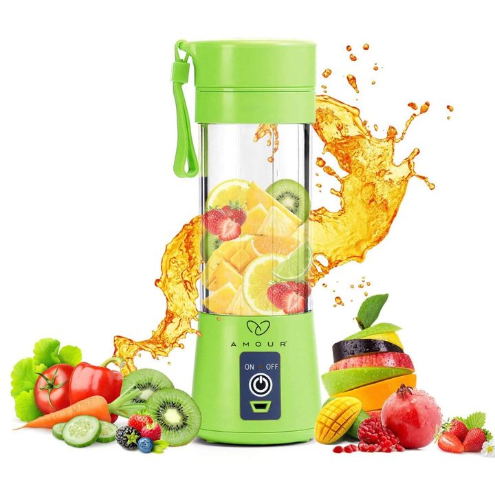 Portable Blender Fruit Rechargeable With USB, Mini Blender For Smoothie, Fruit Juice Six Blades uploaded by ILIFE RETAIL PRIVATE LIMITED on 9/15/2021