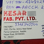 Business logo of Kesar Fab Pvt Ltd 