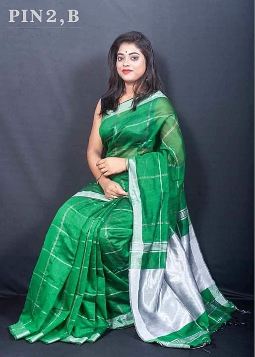 Handloom saree uploaded by business on 9/9/2020