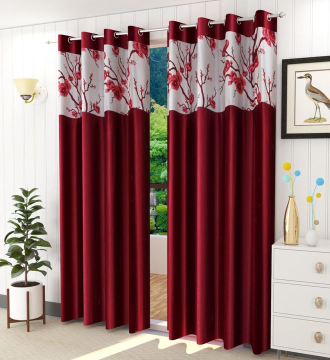 Long Crush Patch Curtain uploaded by SIMMI INTERNATIONAL on 9/15/2021
