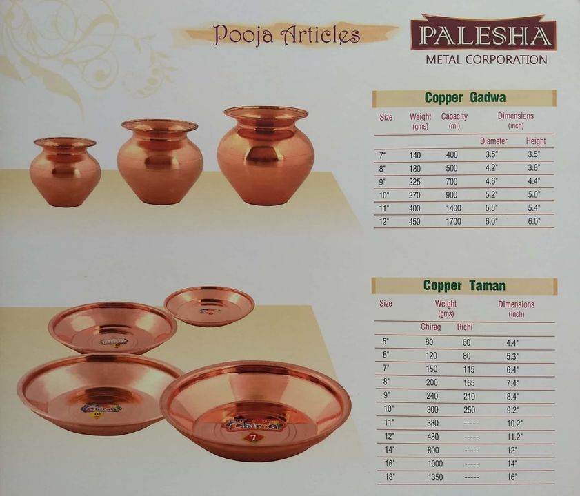 Copper Gadwa & Copper Taman uploaded by Hira Industries on 9/15/2021