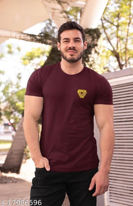 Post image Classic Fashionable Men Tshirts
Rs 380/-
Fabric: CottonSleeve Length: Short SleevesPattern: PrintedMultipack: 1Sizes:S (Chest Size: 38 in, Length Size: 27 in) XL (Chest Size: 44 in, Length Size: 30 in) L (Chest Size: 42 in, Length Size: 29 in) M (Chest Size: 40 in, Length Size: 28 in) XXL (Chest Size: 46 in, Length Size: 31 in) 
Country of Origin: India