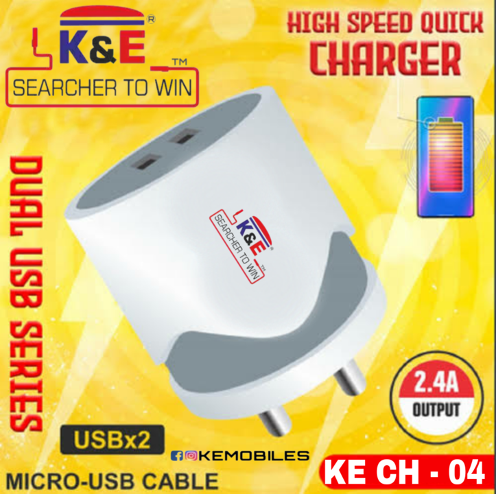 K&E KE CH-04 New Modal Charger  uploaded by K&E ACCESSORIES on 9/16/2021