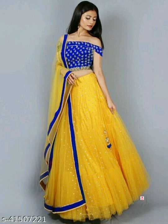 Alisha Fashionable Women Lehenga uploaded by Hindustan Shoping Marketing on 9/16/2021