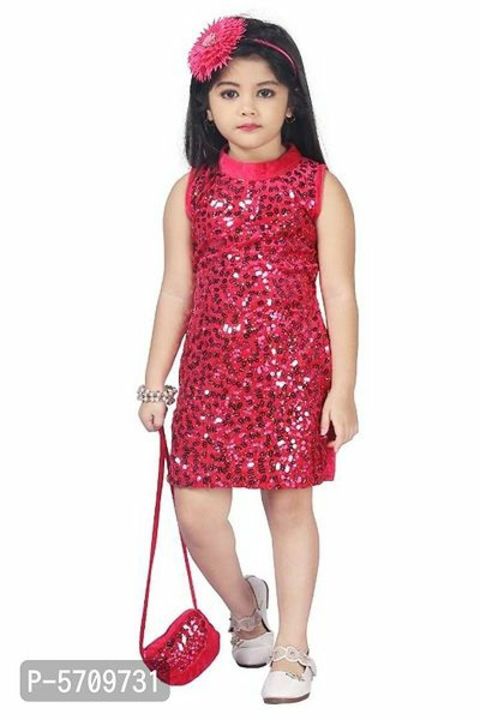 Girls Velvet Party Wear Dress uploaded by Chitra collection on 9/16/2021