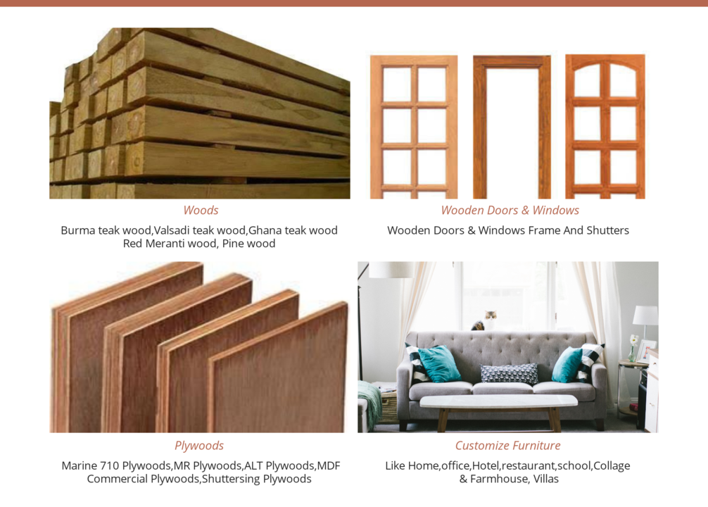 Post image Woods,Plywoods,Furniture &amp; Wooden Packaging Materials.