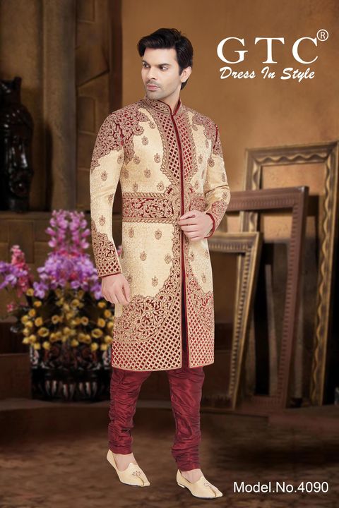 Marvellous GTC- Exclusive Wedding Sherwani  uploaded by AMBE COLLECTIONS  on 9/16/2021