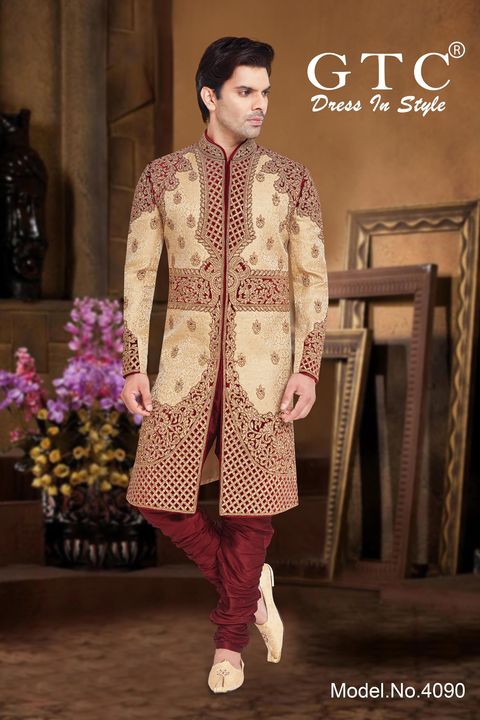 Marvellous GTC- Exclusive Wedding Sherwani  uploaded by AMBE COLLECTIONS  on 9/16/2021