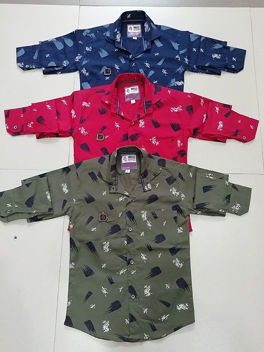 Kid's Cooton shirt size 3 to 8(20/30) full sleeve  uploaded by business on 6/2/2020