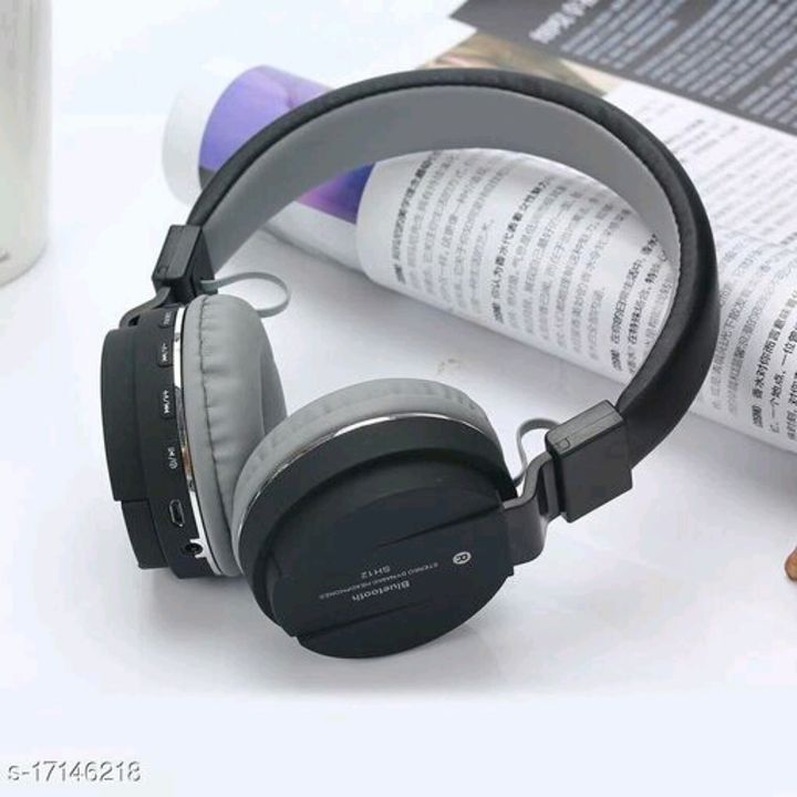 FLYBEATSH-12 Wireless Universal Bluetooth Headphone Headset with FM and SD Card Slot for Music uploaded by business on 9/16/2021