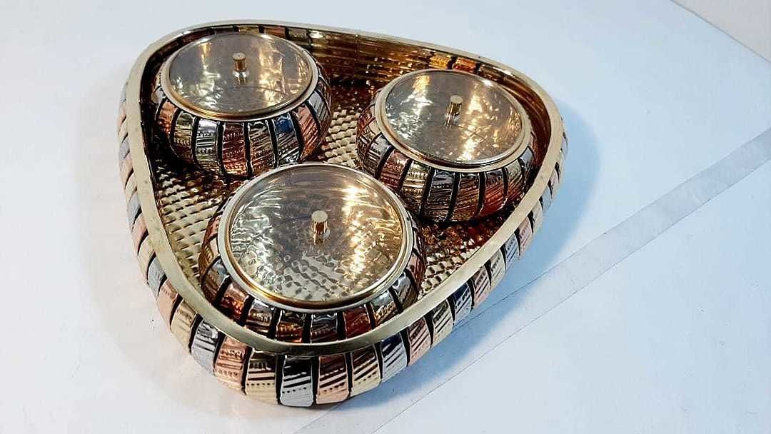 Bowl with tray uploaded by Om Sai Home decor  on 9/10/2020